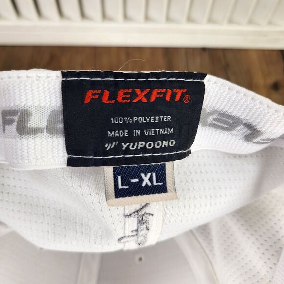 Travis Mathew Colorado Flag Patch FlexFit Sz L/XL Hat Cap White Golf Performance - Picture 10 of 11